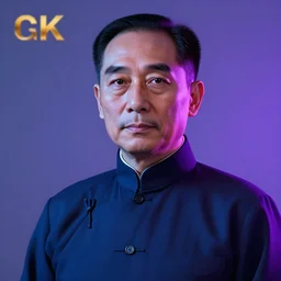 zhou enlai, by greg rutkowski, blue and purle lighting, digital art, ultra realistic, ultra detailed, photorealistic, 4k, character concept