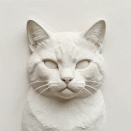 a close up of a wall made of cat, a photo by fred a. precht, shutterstock contest winner, dye - transfer, ultrafine detail, uhd image