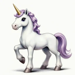 unicorn , sketch , trending on artstation , Hyperdetailed , CGSociety