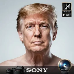 Donald Trump as a Mermaid, perfect face, intricate, Sony a7R IV, symmetric balance, polarizing filter, Photolab, Lightroom, 4K, Dolby Vision, Photography Award