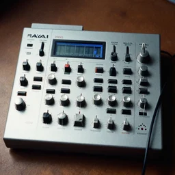 analogue photograph of Akai MPC 2000XL,