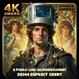 neoclassical portrait of a 2 0 4 4 space sport engineer, it is decorated with long wires that fall like vines and wears a huge computer crown. by jeremy mann and alphonse mucha, fantasy art, photo realistic, dynamic lighting, artstation, poster, volumetric lighting, very detailed faces, 4 k, award winning
