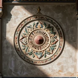 a turkish motive on a wall