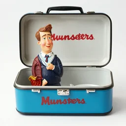 a vintage munsters lunchbox