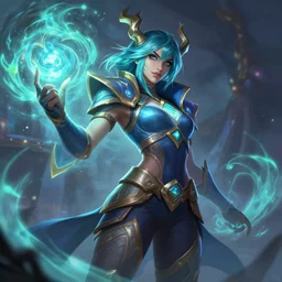 taliyah league of legends wild rift hero champions arcane magic digital painting bioluminance alena aenami artworks in 4 k design by lois van baarle by sung choi by john kirby artgerm and greg rutkowski and magali villeneuve mage fighter assassin
