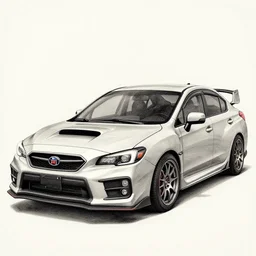 a cell shaded 2 0 1 9 wrx