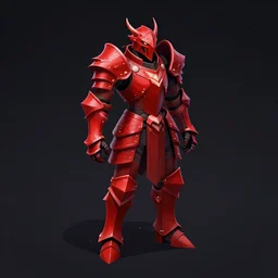 icon of elegant red draconic-plate armor artstation, rpg, digital art, isometric, dark background, dark souls, runescape, skyrim, final-fantasy, Diablo-3