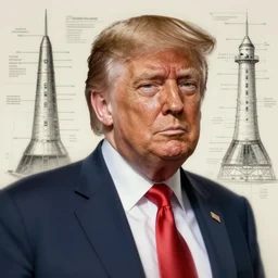 photorealistic portrait photograph of donald trump!! with nuclear!! schematics, handsome, depth of field, soft focus, highly detailed, intricate, realistic, national geographic cover, soft glow, textured, artstation, concept art, sharp focus, illustration, art by artgerm and greg rutkowski and alphonse mucha