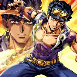 kanye west as anime character attacking high detailed hd crunchyroll anime action scene jojo bizarre face closeup