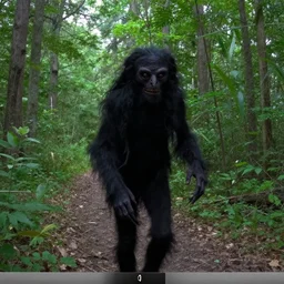 mothman caught on trailcam