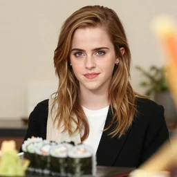 emma watson as a sushi roll