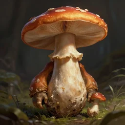 lenin is a mushroom, humanoid mushroom, highly detailed, digital painting, artstation, concept art, sharp focus, cinematic lighting, illustration