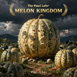 The Melon Kingdom in the style of Paul Lehr