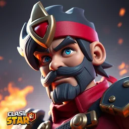 portrait 🤖🐗, octane render, detailed, brawl stars, unreal engine 5, cinema 4 d cinematic, artstation, greg rutkowski, clash of clan, clash royal