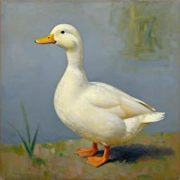 a duck on the prowl oil painting marcel duchamp