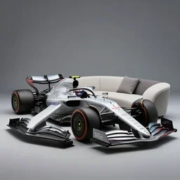 modern sofa inspired by the f 1 1 7 nighthawk, designed by zaha hadid, product image, photography