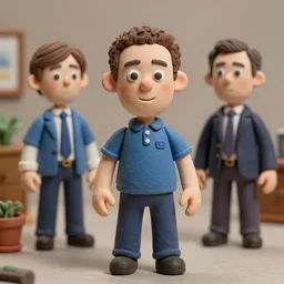 product photography of a claymation action figure asian asian!! marc zuckerberg, depth of field, zeiss lens, detailed, centered, by erwin olaf, joop geesink, wes anderson, breathtaking, 8 k resolution, extremely detailed, beautiful, establishing shot, realistic materials, hyperrealistic