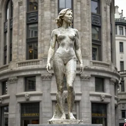 sculpture of cate blanchett, metropolis (1927)