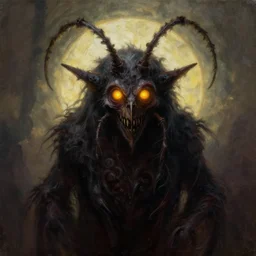 a hyper realistic portrait painting of the mothman, glowing eyes, creepy, backlight, horror vibe, real, realistic lighting in the style of greg rutkowski, trending on artstation, retro fantasy