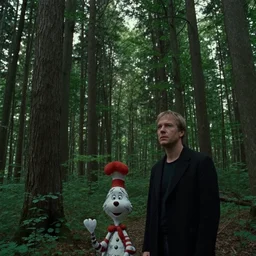 can't see the forest through the trees, film still from the movie directed by denis villeneuve and david cronenberg with art direction by zdzisław beksinski and dr. seuss