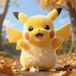 real life absol pokemon, cute!!!, heroic!!!, adorable!!!, playful!!!, fluffly!!!, happy!!!, cheeky!!!, mischievous!!!, ultra realistic!!!, feline - like face and posture autumn, clear weather, ( golden hour ), sharp focus