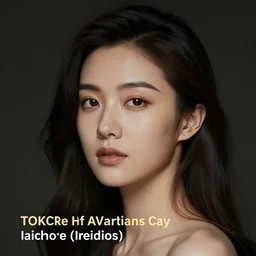 portrait in the style of jackie cai
