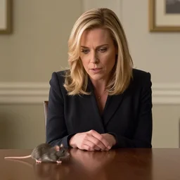 still from the tv show scandal, 4 k resolution, olivia pope interrogating a mouse