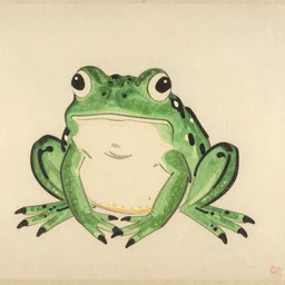 The Wednesday Frog, Itō Jakuchu, 1790