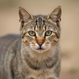 a feline cat - hyena - hybrid, animal photography