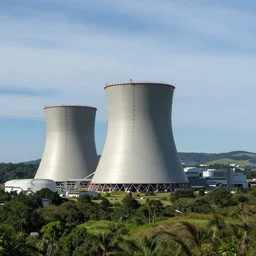 nuclear containment building in a stunning landscape by ricardo bofill