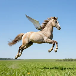 a flying horse