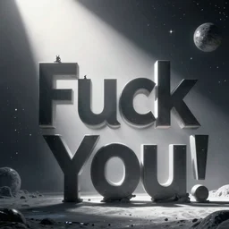 a cult summoming demons from outer space with the words Fuck You!