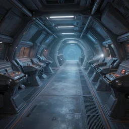 internal photo of the bridge of shark class federation corvette, year 2 4 5 6, artstation, sci fi, star trek, by zdzislaw