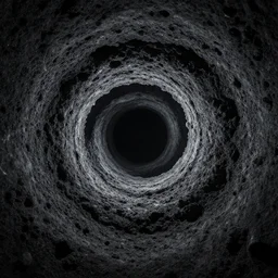 the inside of a black hole