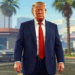 donald trump as a gta v character