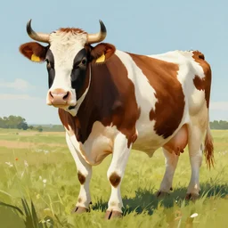 award - winning artistic rendition of a cow