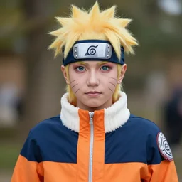 portrait photo still of real life naruto, 8 k, 8 5 mm f 1. 8