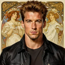 a beautiful illustration of a young jean claude van damme, intricate, sharp focus, illustration, highly detailed, digital painting, concept art, matte, art by wlop and artgerm and greg rutkowski and alphonse mucha, masterpiece