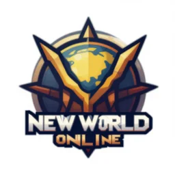 vector logo for new world online, vectorart, logo
