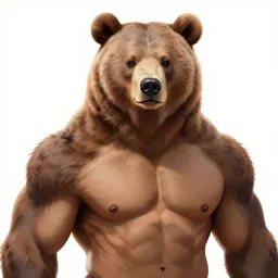 award winning beautiful portrait commission art of a muscular male furry anthro grizzly bear fursona with a cute beautiful attractive detailed furry face wearing gym shorts and a tanktop at the gym. Character design by charlie bowater, ross tran, artgerm, and makoto shinkai, detailed, inked, western comic book art