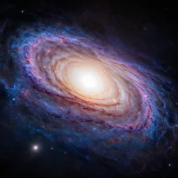 andromeda galaxy clashing into the milky way galaxy in the style of wlop, illustration, epic, fantasy, hyper detailed, smooth, unreal engine, sharp focus, ray tracing