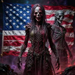 weapons american flag scariest horror nightmare by junji ito and horiyoshi iii, digital art, deepdream cosmic, 3 d high definition, trending on artstation, photorealistic, high resolution, 8 k, octane, hyper detailed, trending on deviantart insane details, intricate, elite, ornate, elegant trend, highly detailed and intricate, sharp focus, photography, unreal engine