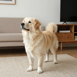 “a dog in the room”