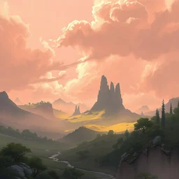 concept art landscape by sung choi, artstation