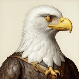 half man, half eagle by leonardo da vinci, highly detailed