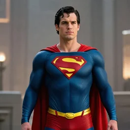film still of Goldie as Superman in The Justice League, 8k,