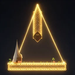 beautiful screenshot of a platformer level design, luminescent, golden ratio, rule of thirds, sidescrolling, 2 d, orthographic, maple story, owlboy, badlands, rayman legends, cotw, trine 3, high quality, unreal 5, pinterest, mucha