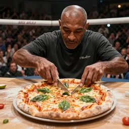 pizza made out of Wanderlei Silva