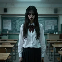 photo of a creepy school