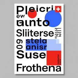 graphic poster, swiss design, helvetica type